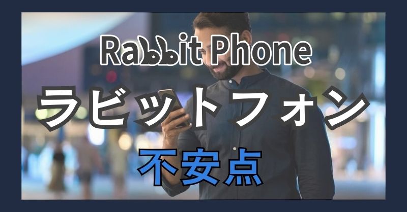 ラビットフォン（Rabbit Phone）の不安な点
