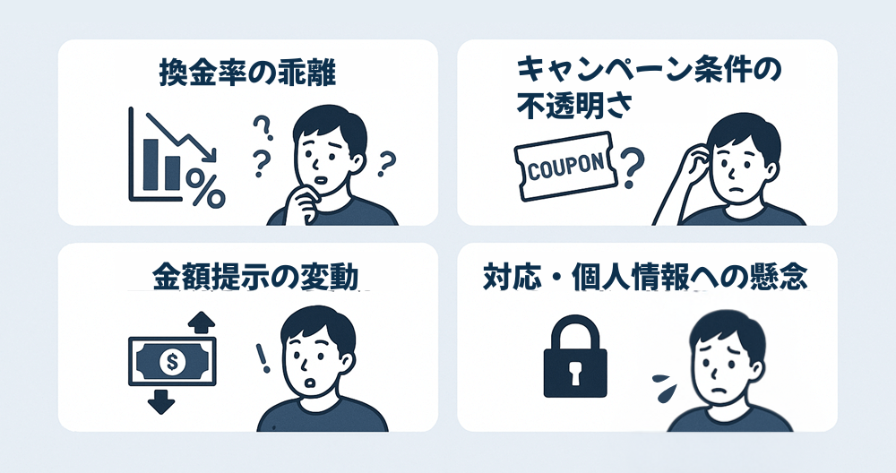 現金化本舗の利用者口コミから見えた実態