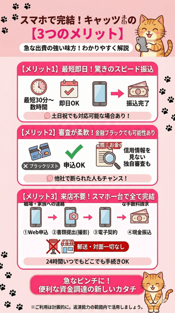 キャッツマネーを利用するメリット