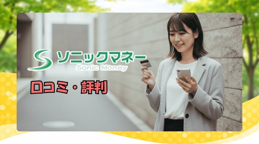ソニックマネーの口コミ・評判の傾向分析
