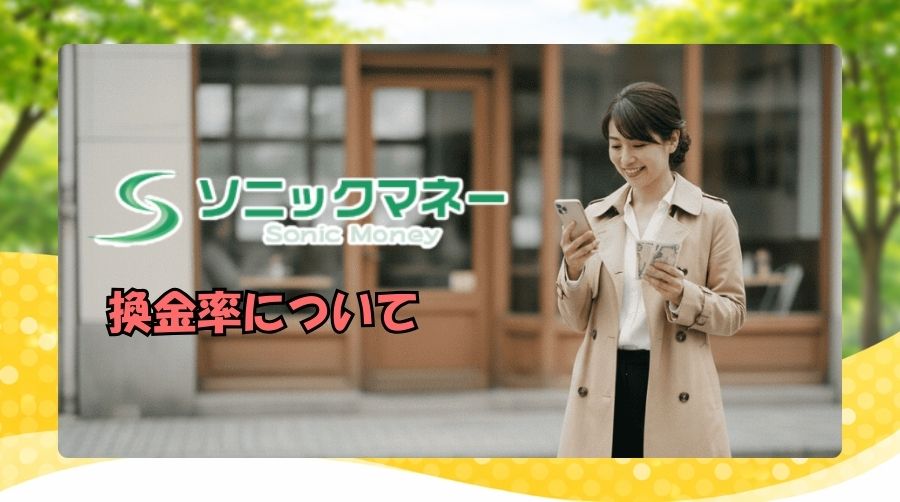 ソニックマネーの換金率99％は本当？実際の受取額を分解して検証