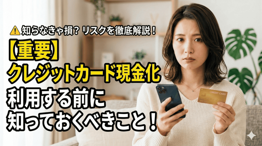 クレジットカード現金化を利用する前に知っておくべきこと